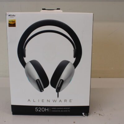 SALE OUT. Dell Alienware Wired Gaming Headset - AW520H (Lunar Light), UNPACKED, USED,  DAMAGED PACKAGING | Dell | Alienware Wired Gaming Headset | AW520H | Wired | Over-Ear | UNPACKED, USED,  DAMAGED PACKAGING | Noise canceling
