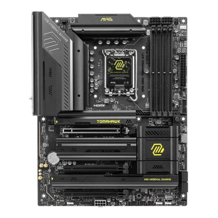 MSI MAG Z890 TOMAHAWK WIFI | Processor family Intel | Processor socket LGA1851 | DDR5 UDIMM | Supported hard disk drive interfaces SATA, M.2 | Number of SATA connectors 4