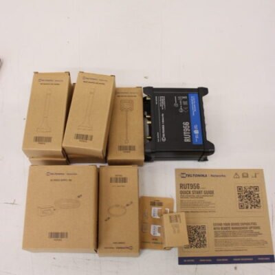 SALE OUT. Teltonika RUT956 Industrial Router (RUT956200000) | Industrial Router | RUT956 | 802.11n | 10/100 Mbit/s | Ethernet LAN (RJ-45) ports 4 | Mesh Support No | MU-MiMO No | 2G/3G/4G | Antenna type 	2 x SMA for LTE, 2 x RP-SMA for WiFi, 1 x SMA for GNSS | 1x USB 2.0 | 24 month(s) | DEMO