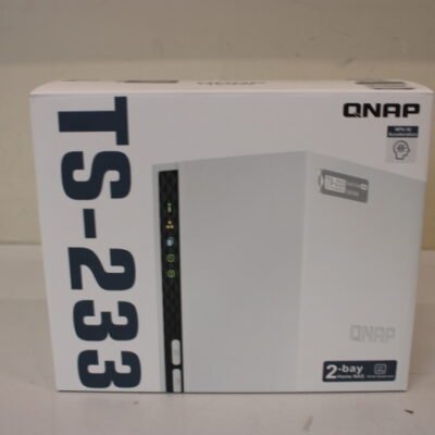 SALE OUT. QNAP 2 bay ARM 4C 2.0GHz , 2 x SATA 6Gb/s 3.5"/2.5", 2GB RAM on-board, 1 x GbE , 1 x USB3.2 Gen1 and 2 x USB2.0 | QNAP | 2-Bay ARM | TS-233 | Up to 2 SATA 6Gb/s, 3Gb/s | ARM 4-core | Cortex-A55 | Processor frequency 2.0 GHz | 2 GB | N/A | USED AS DEMO