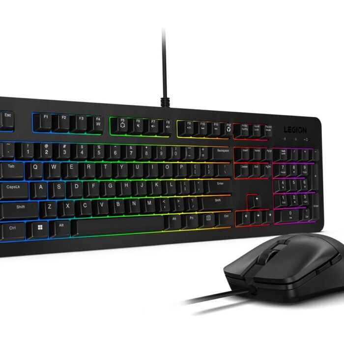Lenovo Legion KM310 RGB | Gaming Keyboard and Mouse Set | Wired | US English | Black