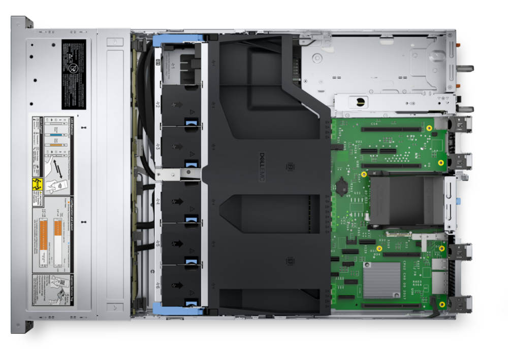 Dell PowerEdge | R550 | Rack (2U) | Intel Xeon | 1 | Silver 4310 | 12C | 24T | 2.1 GHz | Up to 8 x 3.5" | Hot-swap drive bays | PERC H745 | iDRAC9 Enterprise | Power supply 2x700 W | ReadyRails Sliding Rails | No OS | Warranty Basic NBD, 36 month(s) - Image 3
