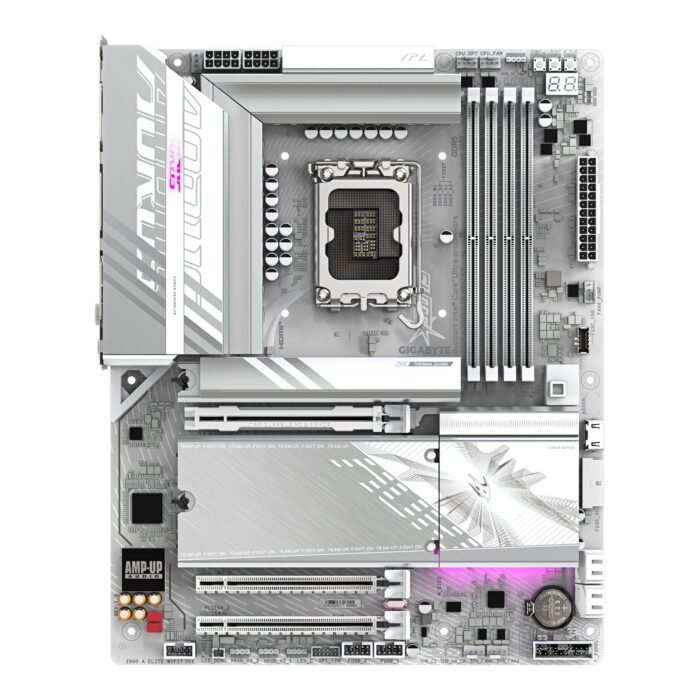 Gigabyte Z890 A ELITE WF7 ICE | Processor family Intel | Processor socket LGA1851 | DDR5 | Supported hard disk drive interfaces SATA, M.2 | Number of SATA connectors 4