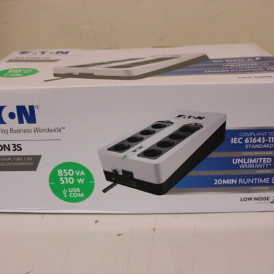 SALE OUT. Eaton UPS 3S 850 DIN | Eaton | UPS | 3S 850 DIN | 850 VA | 510 W | DAMAGED PACKAGING