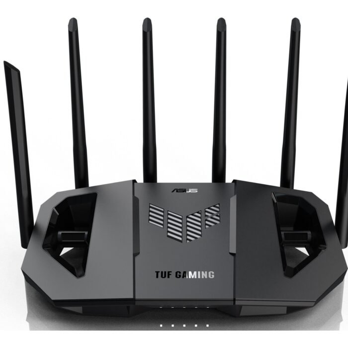 Asus | Dual Band WiFi 7 Extendable Gaming Router | TUF Gaming BE6500 | 802.11be | 6500 Mbit/s | Ethernet LAN (RJ-45) ports 4 | Mesh Support Yes | MU-MiMO Yes | Antenna type External fixed | 1