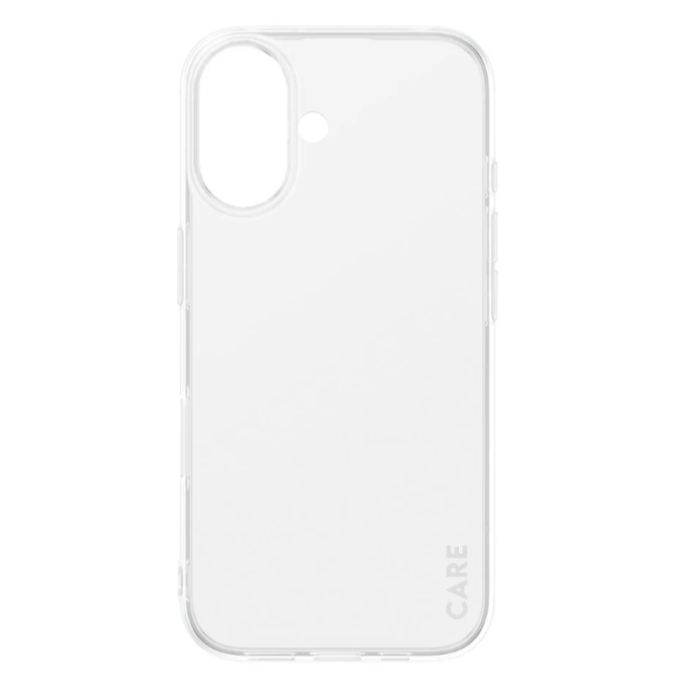 CARE Fashionable Case | Back cover | Apple | iPhone 16 | Recycled plastic | Transparent | X-Ray Soft Basic