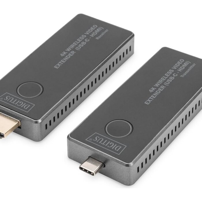 Digitus 4K Wireless Video Extender, 30 m (USB-C - HDMI) | DS-55324 | Black/Silver