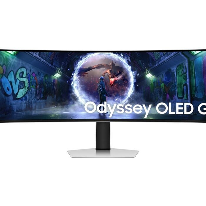 Samsung LS49DG934SUXEN Odyssey G9 G93SD | 49 " | OLED | DQHD | 32:9 | 240 Hz | 0.03 ms | 5120 x 1440 pixels | 250 cd/m² | HDMI ports quantity 1 | Silver