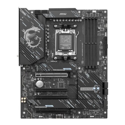 MSI X870 GAMING PLUS WIFI | Processor family AMD | Processor socket AM5 | DDR5 | Supported hard disk drive interfaces SATA, M.2 | Number of SATA connectors 4