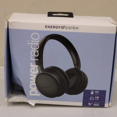 SALE OUT. Energy sistem Power Radio - Bluetooth headset with FM radio | Energy Sistem | Power Radio - Bluetooth headset with FM radio | Over-Ear Built-in microphone | USB Type-C | Black | DAMAGED PACKAGING, SCRATCHES ON THE SIDES