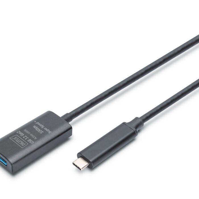 Digitus | Active USB 3.2 Gen2 10G extension cable | DA-73113 | USB-C to USB-A