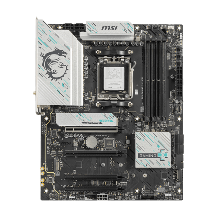 MSI B850 GAMING PLUS WIFI | Processor family AMD | Processor socket AM5 | DDR5 | Supported hard disk drive interfaces SATA, M.2 | Number of SATA connectors 4