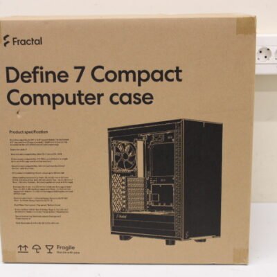 SALE OUT. Fractal Design Define 7 Compact White TG Clear Tint | Fractal Design | Define 7 Compact | Side window | White/Clear Tint | Mid-Tower | DAMAGED PACKAGING | Power supply included No | ATX