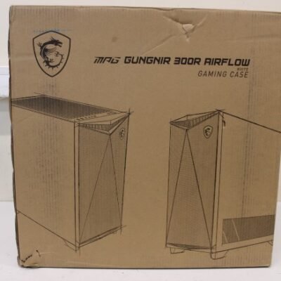 SALE OUT. MSIMPG GUNGNIR 300R AIRFLOW WHITE | MSI | PC Case | MPG GUNGNIR 300R AIRFLOW WHITE | Side window | White | Mid-Tower | DAMAGED PACKAGING | Power supply included No | ATX