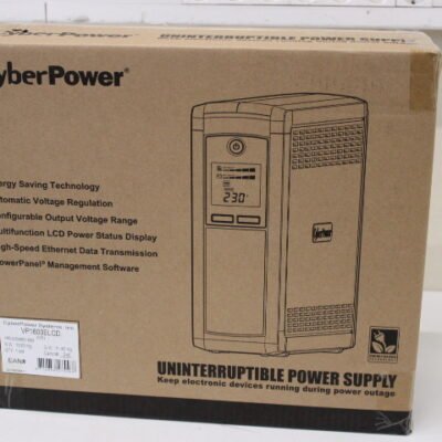 SALE OUT. CyberPower VP1600ELCD Backup UPS Systems | CyberPower | Backup UPS Systems | VP1600ELCD | 1600   VA | 960   W | DAMAGED PACKAGING