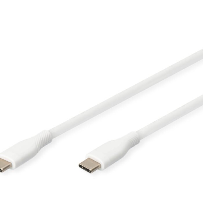 Digitus Silicone Connection Cable | AK-300341-010-W | USB-C to USB-C