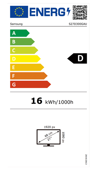 Samsung LS27D300GAUXEN | 27 " | IPS | FHD | 100 Hz | 5 ms | 1920 x 1080 pixels | 250 cd/m² | HDMI ports quantity 1