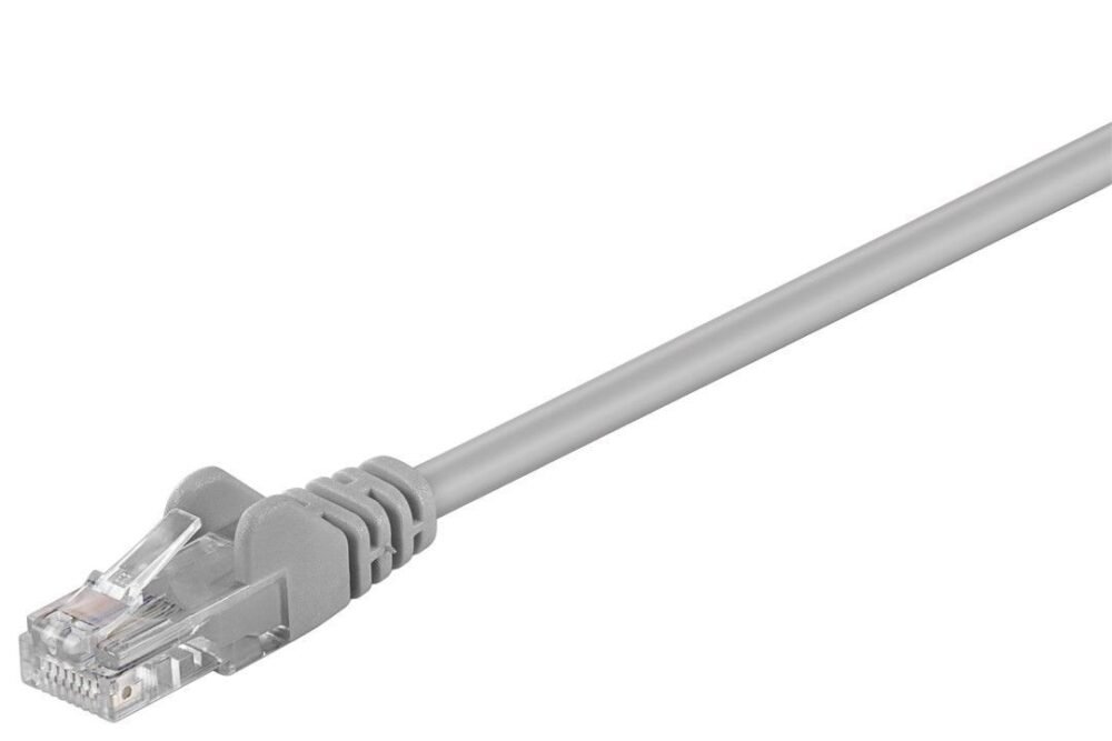 Goobay 68362 CAT 5e patch cable, U/UTP, grey, 20 m | Goobay