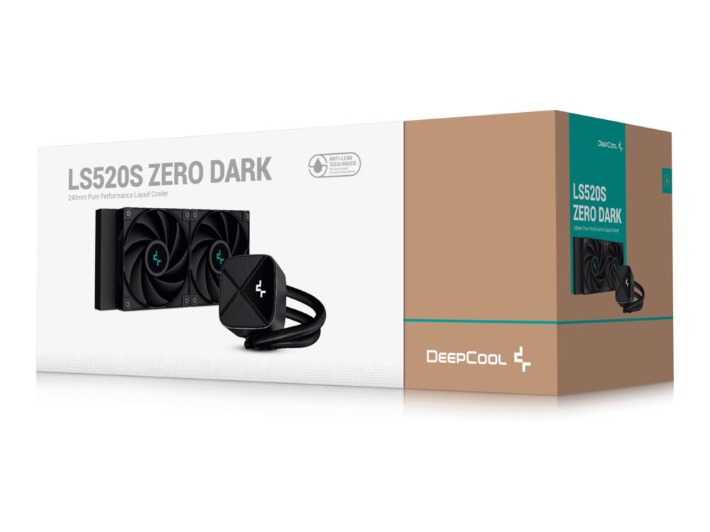 Deepcool | Digital Liquid CPU Cooler | LS520S ZERO DARK | Intel, AMD - Image 2