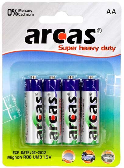 Arcas | AA/R6 | Super Heavy Duty | 4 pc(s)