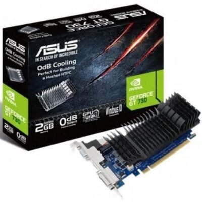 Asus | GF GT730-SL-2GD5-BRK | NVIDIA | 2 GB | GeForce GT 730 | GDDR5 | Cooling type Passive | DVI-D ports quantity 1 | HDMI ports quantity 1 | PCI Express 2.0 | Memory clock speed 5010 MHz | Processor frequency 902 MHz
