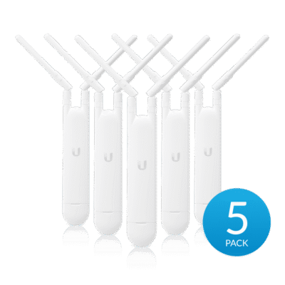 Ubiquiti | UniFi | UAP-AC-M-5Pack Mesh Access Point | 802.11ac | 2.4/5 | 867 Mbit/s | 10/100/1000 Mbit/s | Ethernet LAN (RJ-45) ports 1 | MU-MiMO Yes | PoE in