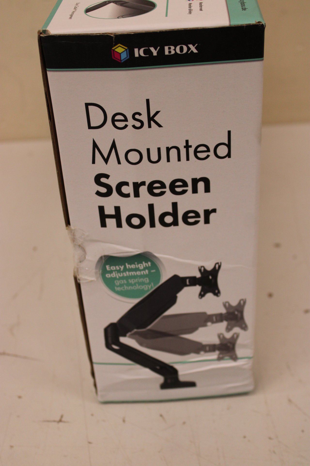 SALE OUT. ICY BOX IB-MS303-T Monitor stand with desk mounted base for a screen size up to 27" | Raidsonic | DAMAGED PACKAGING