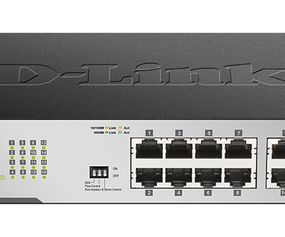 D-Link | 16-Port Gigabit Unmanaged Desktop Switch | DGS-1016D | Unmanaged | Desktop