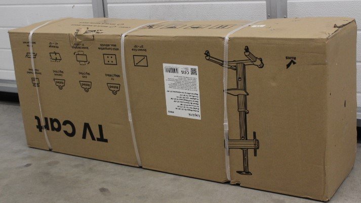 SALE OUT. Logilink BP0025 TV stand cart, adjustable TV height, 37–70“, max. 50 kg | Logilink | Floor stand | BP0025 | 30-70 " | Maximum weight (capacity) 50 kg | DAMAGED PACKAGING