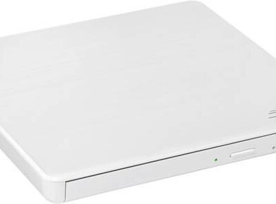 H.L Data Storage | Ultra Slim Portable DVD-Writer | GP60NW60 | Interface USB 2.0 | DVD±R/RW | CD read speed 24 x | CD write speed 24 x | White | Desktop/Notebook