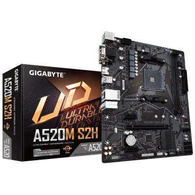 Gigabyte | A520M S2H 1.0 | Processor family AMD | Processor socket AM4 | DDR4 DIMM | Memory slots 2 | Chipset AMD A | Micro ATX
