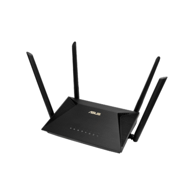 Wireless AX1800 Dual Band Gigabit Router | RT-AX53U | 1201+600 Mbit/s | Ethernet LAN (RJ-45) ports 4 | Mesh Support No | MU-MiMO Yes | No mobile broadband | Antenna type  External antenna x 4 | 36 month(s)