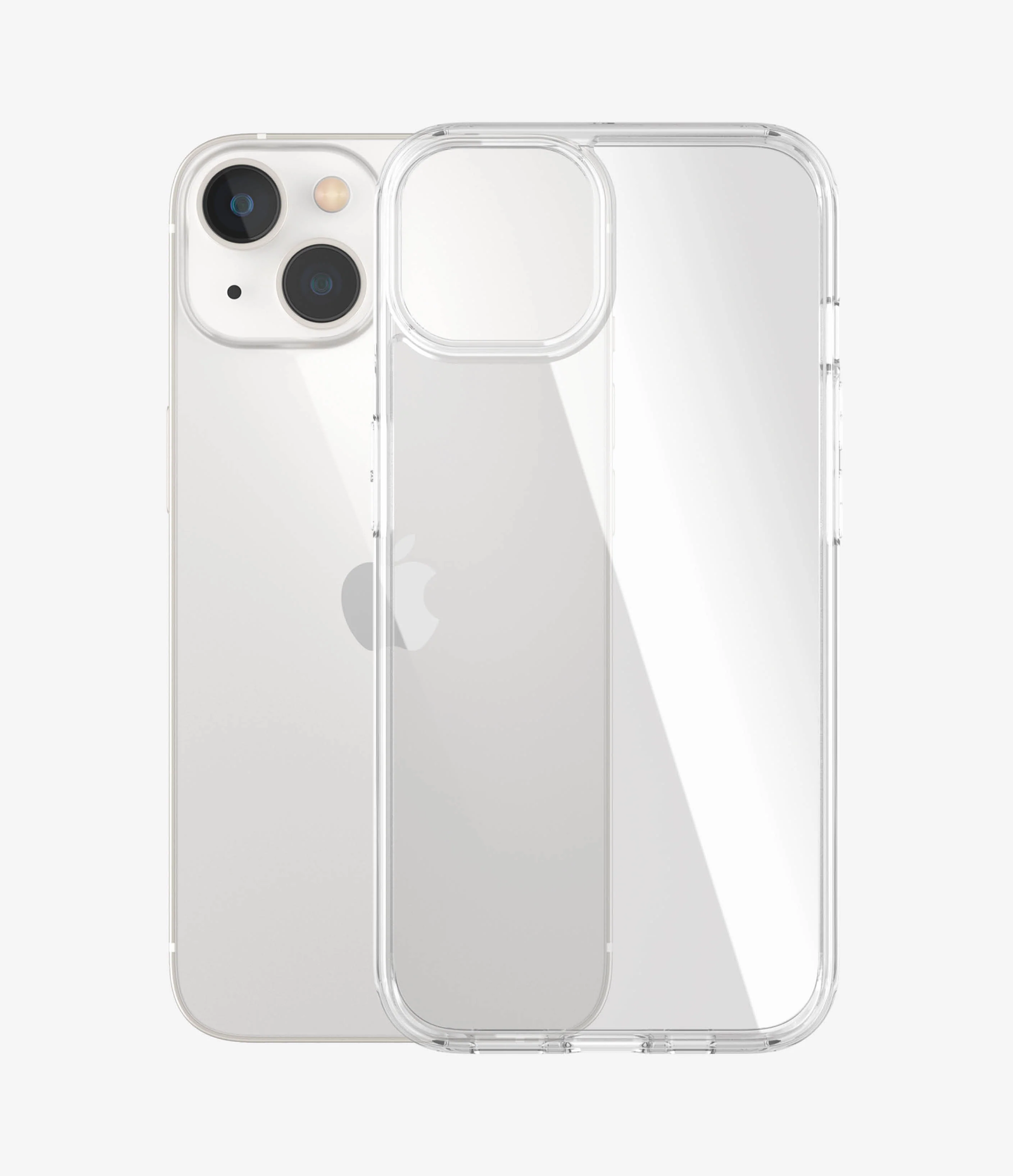 PanzerGlass | HardCase | Apple | iPhone 14/13 | Clear | Wireless charging compatible; 100% recycled frame material