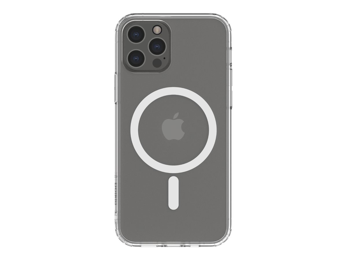 Belkin | SheerForce Magnetic Anti-Microbial Protective Case | Protective Case | Apple | iPhone 14 | N/A | Transparent | Protect your new iPhone 14 with a MagSafe-compatible, magnetic phone case. The clear, UV light-resistant material prevents discoloration, and the raised-edge design offers superior scratch protection for your screen and camera