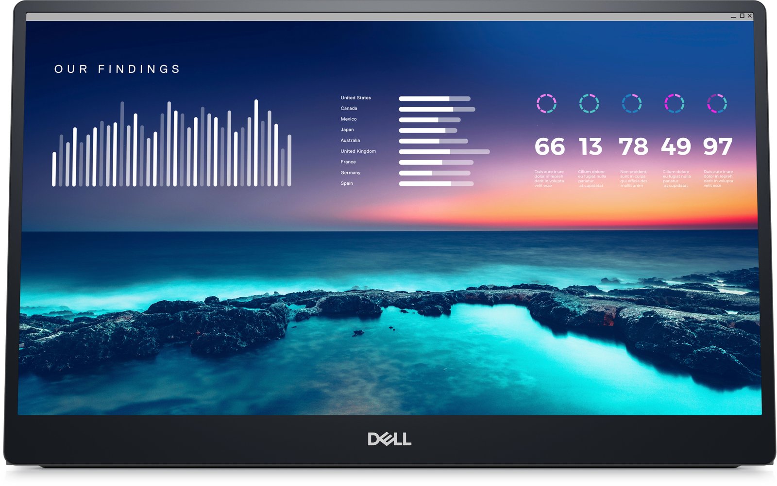 Dell | Portable Monitor | P1424H | 14 " | LCD | FHD | 16:9 | N/A Hz | 6 ms | 1920 x 1080 | 300 cd/m² | Silver