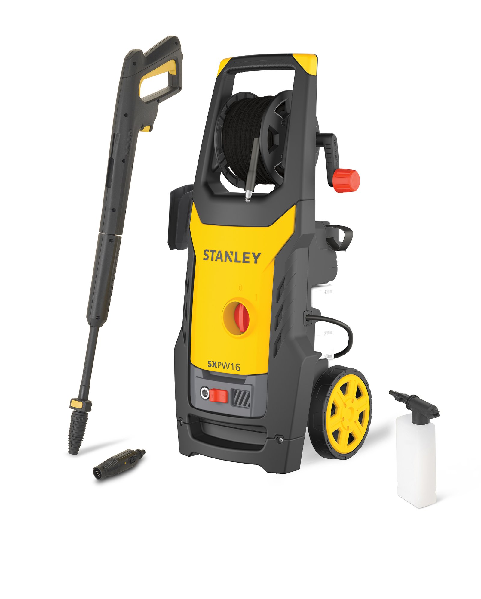 STANLEY SXPW16E High Pressure Washer (1600 W, 125 bar, 420 l/h) | Stanley Pressure Washer | 125 bar | 420 l/h
