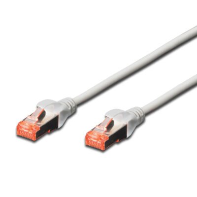 CAT 6 S/FTP | Patch cord | Length 10 m | Grey