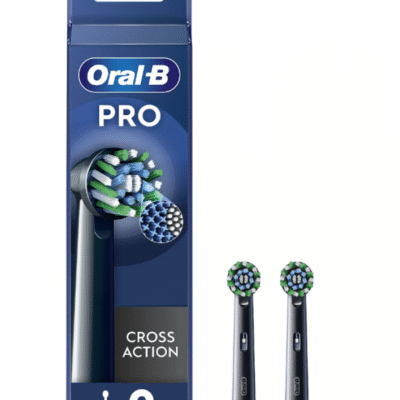 Oral-B | Replaceable toothbrush heads | EB50BRX-4 Cross Action | Heads | For adults | Number of brush heads included 4 | Black