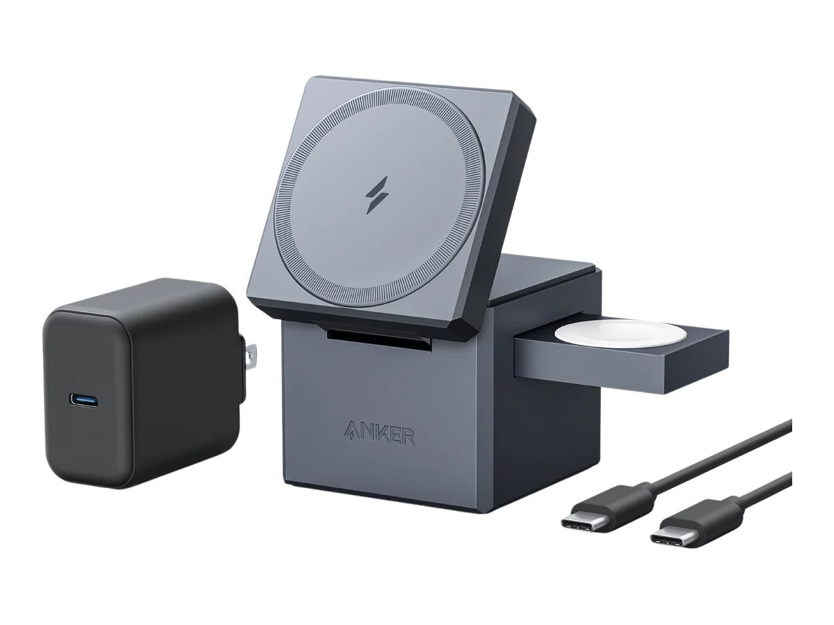 Anker Magnetic Wireless 3-in-1 Cube with MagSafe (15W) | Y1811G11