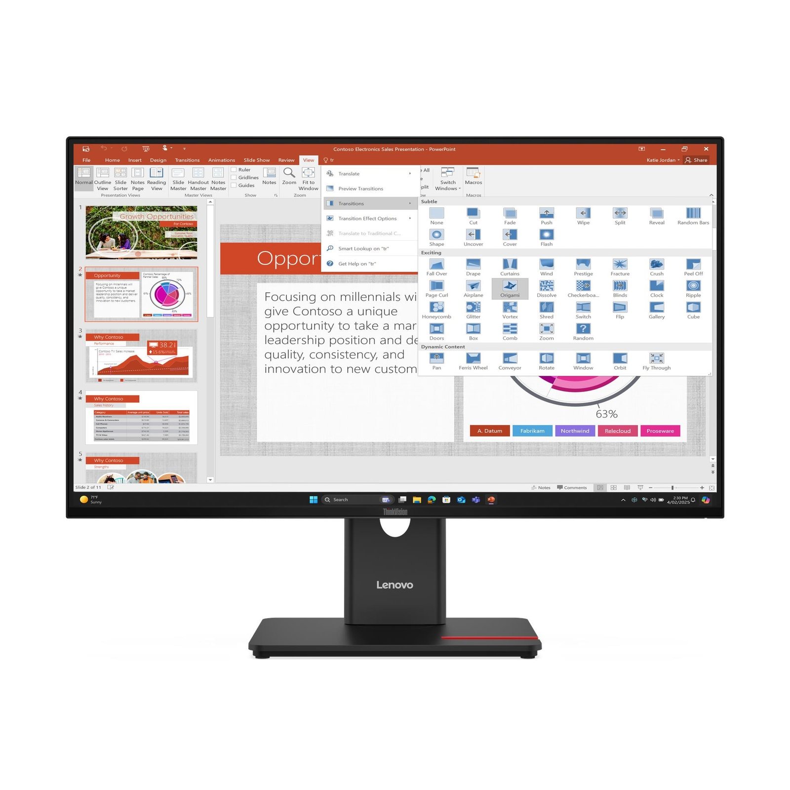 Lenovo T27-40 | 27 " | IPS | 16:9 | 120 Hz | 6 ms | 1920 x 1080 pixels | 300 cd/m² | HDMI ports quantity 1 | Black | Warranty 36 month(s)