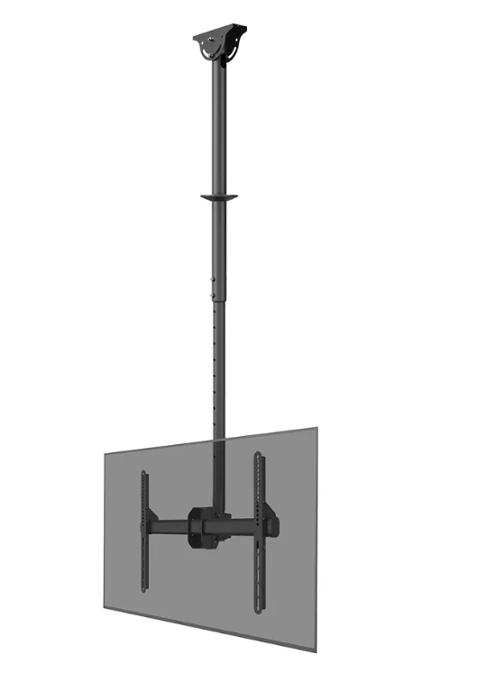 Neomounts CL35-440BL16L Monitor/TV Mount Ceiling | Adjustable Height, Rotate, Tilt, Swivel | 37-70 " | Maximum weight (capacity) 50 kg | Black