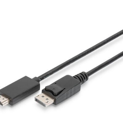 Digitus Adapter Cable, DP - HDMI type A | DisplayPort to HDMI | 2 m