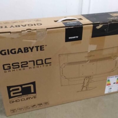 SALE OUT. Gigabyte Gaming Monitor GS27QC EU 27" VA, 1 ms, 250 cd/m², 170 Hz, HDMI ports quantity - 2, Black | Gigabyte Gaming Monitor | GS27QC EU | 27 " | VA | 170 Hz | 1 ms | 250 cd/m² | HDMI ports quantity 2 | Warranty 3 month(s) | USED, REFURBISHED, DAMAGED PACKAGING
