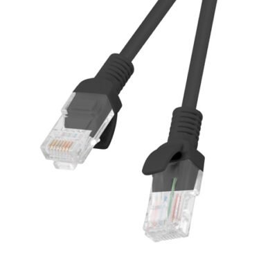 Lanberg Patchcord CAT.5E UTP | PCU5-10CC-0100-BK | 1 m