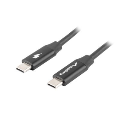 Lanberg USB-C 2.0 Cable, Quick Charge 4.0 | CA-CMCM-40CU-0018-BK | USB Type-C to USB Type-C | 1.8 m