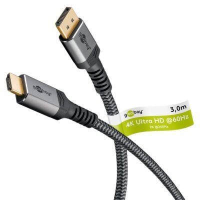 Goobay DisplayPort to HDMI Cable | 65270 | 3 m