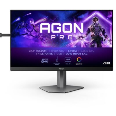 AOC AG246FK 24“, 1920x1080, 16:9, 400 cd/m², 1ms, HDMI, Displayport | AOC