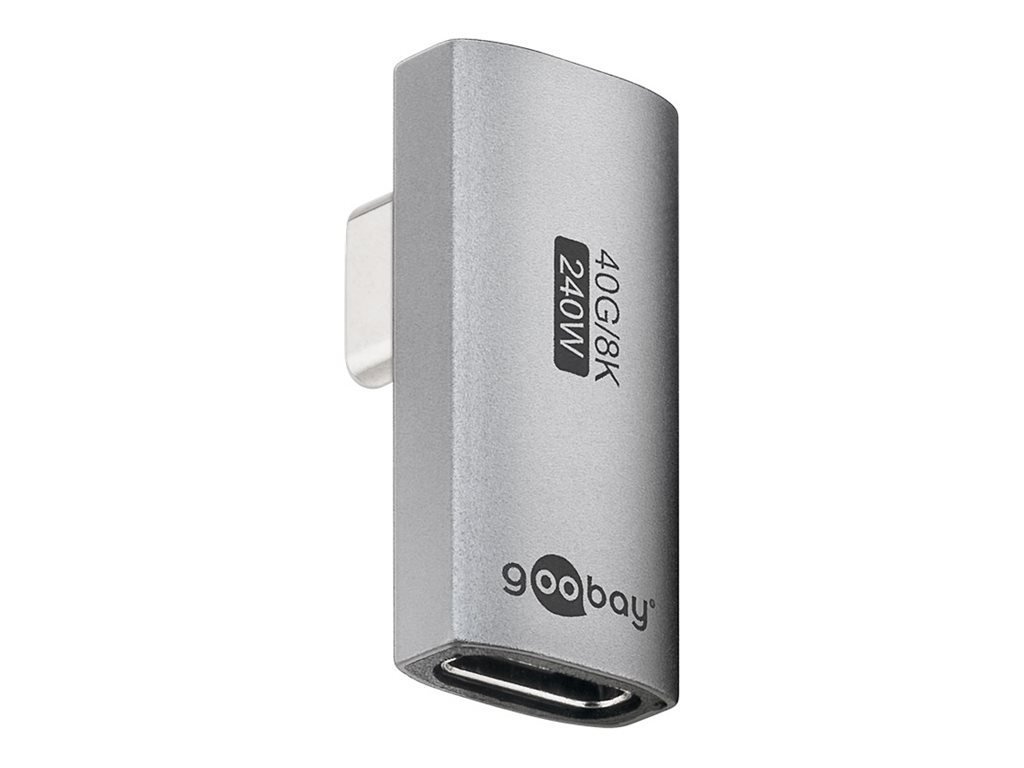 Goobay 74443 USB-C™ Adapter Vertical 90° Rotated, USB4™ | Goobay