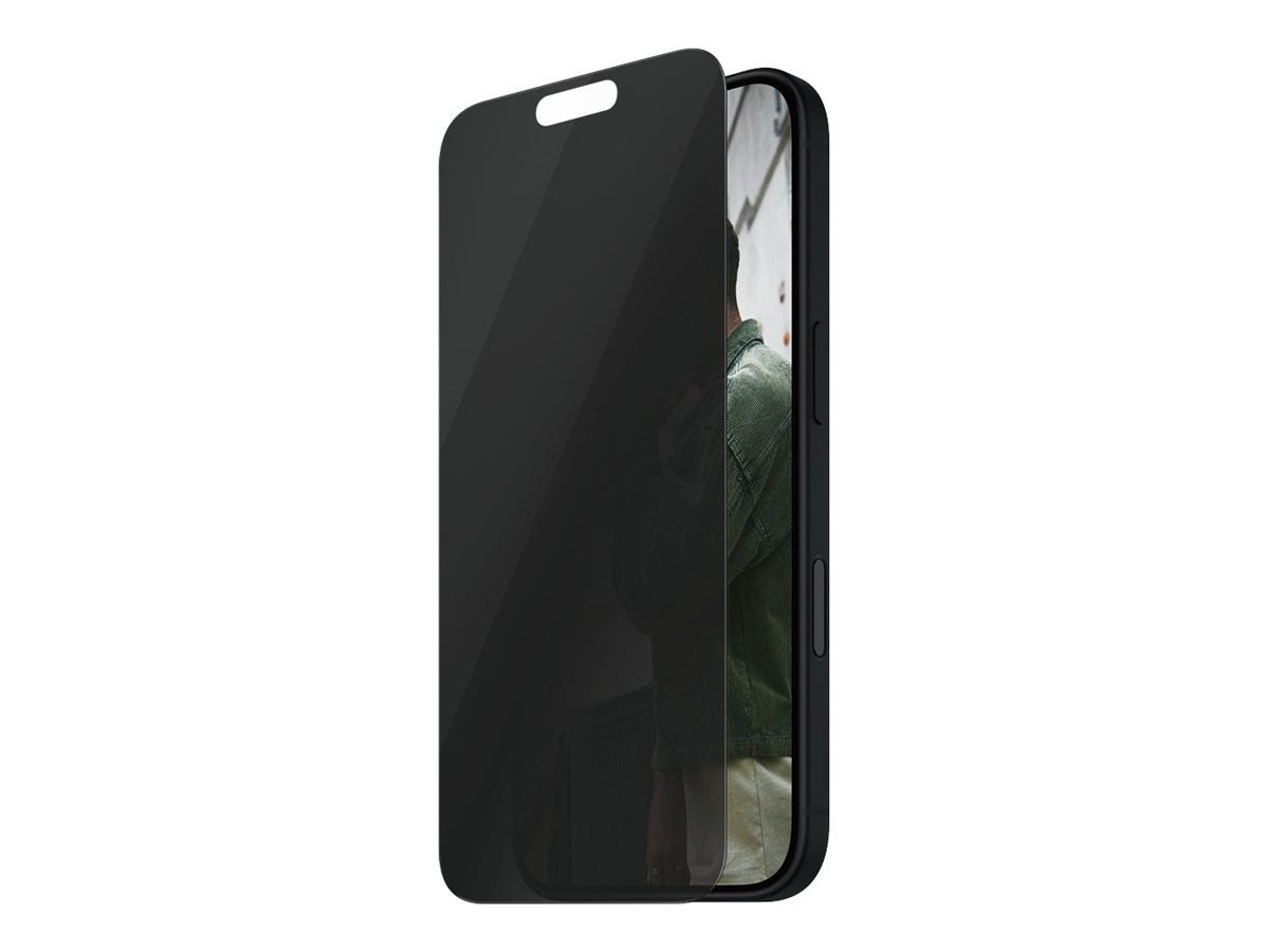 PanzerGlass Screen protector | Apple | iPhone 16 | Glass | Black | Ultra-Wide Fit