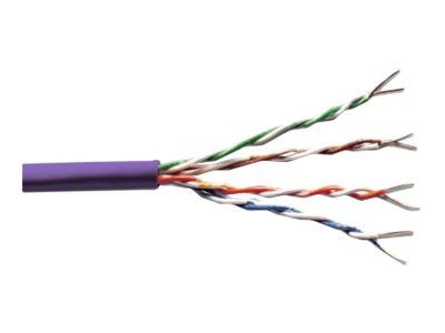 Digitus Cat.6 U/UTP installation cable, 305 m, simplex, Eca (EN 50575), AWG 23/1, 305 m paper box, SX, Purple | Digitus | Cat.6 U/UTP Installation Cable | DK-1613-VH-305